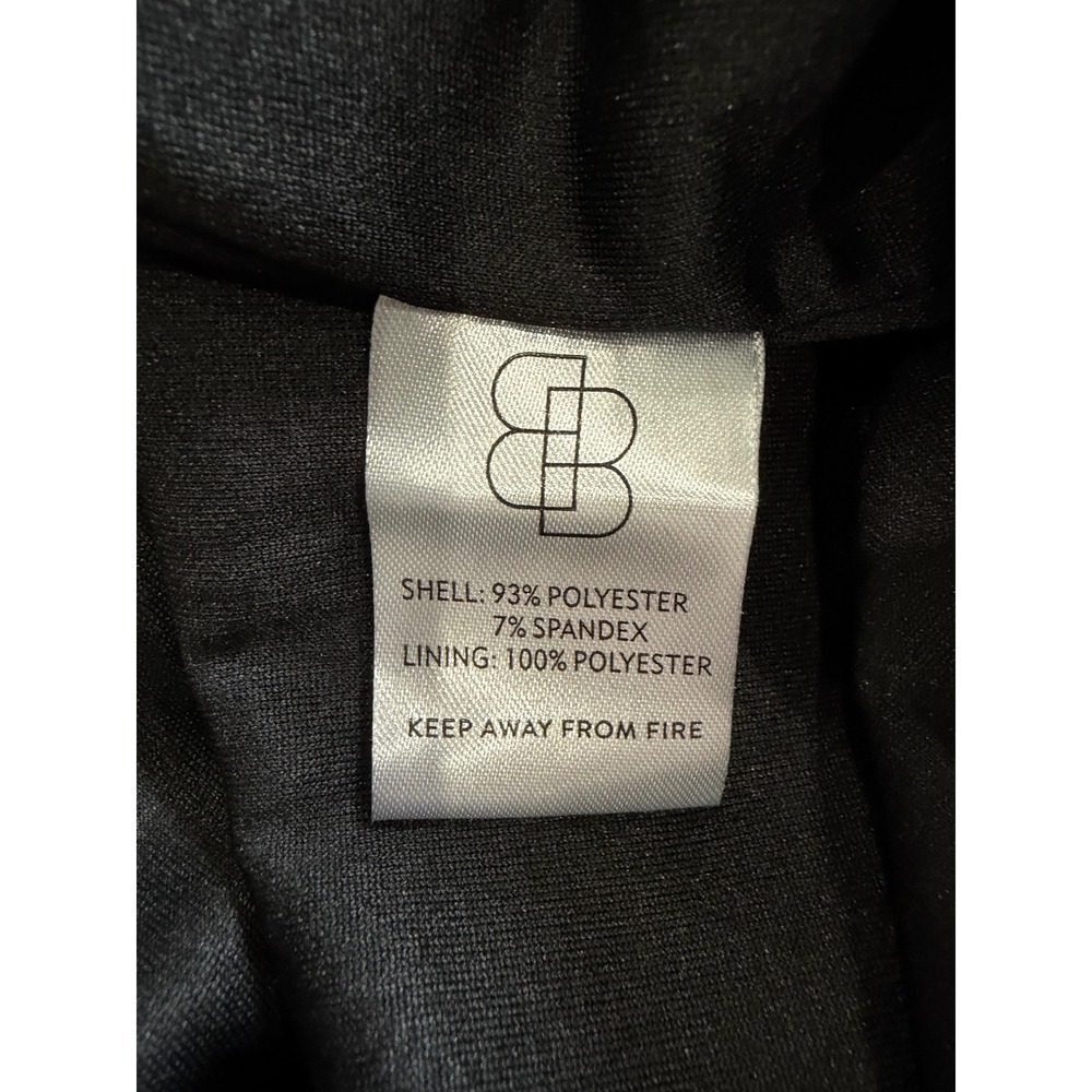 Baltic Born Black Velvet Maxi Dress Mock Neck Smocked Cuff Small Gothic Witchy - Picture 9 of 10